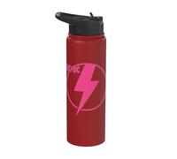 Ufficiale AC/DC Pink Distressed Logo ACDC Stainless Steel Insulated Water Bottle