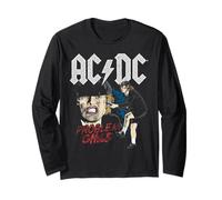 Ufficiale AC/DC Problem Child Distressed Artwork ACDC Rock Maglia a Manica