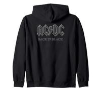 Ufficiale AC/DC Rock Musica Band Back in Black Logo Fan Felpa con Cappuccio