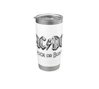 Ufficiale AC/DC Rock or Bust Artwork Bicchiere termico in acciaio inox doppia parete