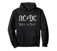 Ufficiale AC/DC Rock or Bust Artwork Felpa con Cappuccio