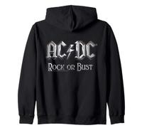 Ufficiale AC/DC Rock or Bust Artwork Felpa con Cappuccio