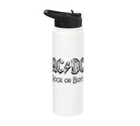Ufficiale AC/DC Rock or Bust Artwork Stainless Steel Insulated Water Bottle