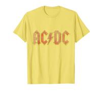 Ufficiale AC/DC Vintage Logo per Fan Rock Maglietta