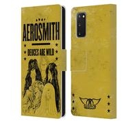 UFFICIALE AEROSMITH CLASICI CUSTODIA COVER A PORTAFOGLIO PER SAMSUNG TELEFONI 1