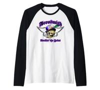 Ufficiale Aerosmith Rockin The Joint Maglia con Maniche Raglan
