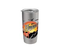 Ufficiale America the band Hollywood Ball Frontier Bicchiere termico in acciaio inox doppia parete