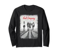 Ufficiale Bad Company Burning Sky Iconic Cover Maglia a Manica