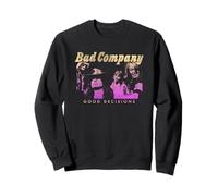 Ufficiale Bad Company Good Decisions Iconic Rock Design Felpa