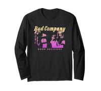 Ufficiale Bad Company Good Decisions Iconic Rock Design Maglia a Manica