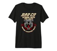 Ufficiale Bad Company Never Looking Back Running Pack Maglietta Premium