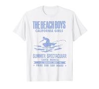 Ufficiale Beach Boys California Girls Bianco Maglietta