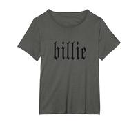 Ufficiale Billie Eilish 5 Gray Maglietta, Donna Plus-Size, Asfalto, 6X