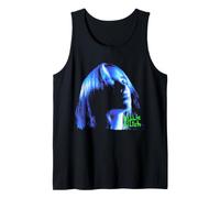 Ufficiale Billie Eilish Blue Portrait Outline Canotta