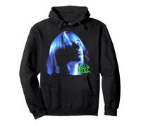 Ufficiale Billie Eilish Blue Portrait Outline Felpa con Cappuccio