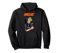 Ufficiale Billie Eilish Cartoon Billie Design Felpa con Cappuccio