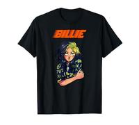 Ufficiale Billie Eilish Musica Merch per Fan Anime Maglietta