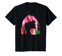 Ufficiale Billie Eilish Musica Merch per i Fan Maglietta, Bambini, Nero, 12 Anni