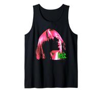 Ufficiale Billie Eilish Pink Iconic Portrait Outline Canotta