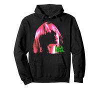 Ufficiale Billie Eilish Pink Iconic Portrait Outline Felpa con Cappuccio