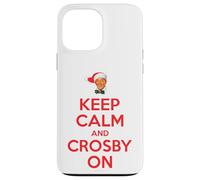 Ufficiale Bing Crosby Musica Keep Calm and Crosby On Custodia per iPhone 13 Pro Max