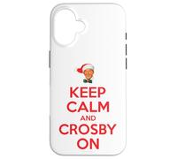 Ufficiale Bing Crosby Musica Keep Calm and Crosby On Custodia per iPhone 16
