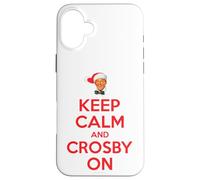 Ufficiale Bing Crosby Musica Keep Calm and Crosby On Custodia per iPhone 16 Plus