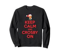 Ufficiale Bing Crosby Musica Keep Calm And Crosby On Felpa