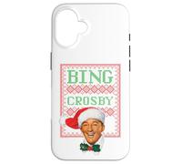 Ufficiale Bing Crosby Natale Musica Custodia per iPhone 16