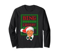 Ufficiale Bing Crosby Natale Musica Maglia a Manica