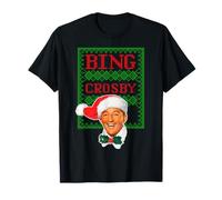 Ufficiale Bing Crosby Natale Musica Maglietta