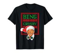 Ufficiale Bing Crosby Natale Musica Maglietta