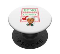 Ufficiale Bing Crosby Natale Musica PopSockets PopGrip Adesivo