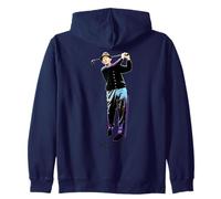 Ufficiale Bing Crosby PRO Golf Swing Black Felpa con Cappuccio