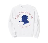 Ufficiale Bing Crosby Silhouette PRO Golf Red And Blue Felpa