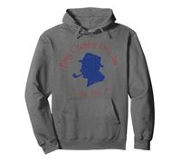 Ufficiale Bing Crosby Silhouette PRO Golf Red And Blue Felpa con Cappuccio