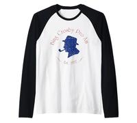 Ufficiale Bing Crosby Silhouette PRO Golf Red And Blue Maglia con Maniche Raglan