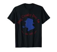 Ufficiale Bing Crosby Silhouette PRO Golf Red And Blue Maglietta