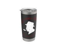 Ufficiale Bing Crosby Silhouette Pro Golf Red and White Bicchiere termico in acciaio inox doppia parete