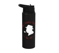 Ufficiale Bing Crosby Silhouette Pro Golf Red and White Stainless Steel Insulated Water Bottle