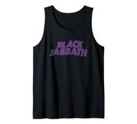 Ufficiale Black Sabbath Retro Wavy Logo Canotta