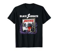 Ufficiale Black Sabbath Sabotage Album Cover Vintage Band Maglietta