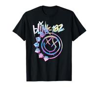 Ufficiale Blink 182 Colourful Inset Rock Music Maglietta
