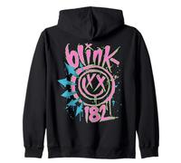 Ufficiale blink-182 Neon Rock Band Artwork Felpa con Cappuccio