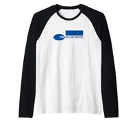Ufficiale Blue Note Records 75th Anniversary Logo Jazz Maglia con Maniche Raglan