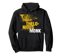 Ufficiale Blue Note Thelonious Monk Jazz Vintage Felpa con Cappuccio