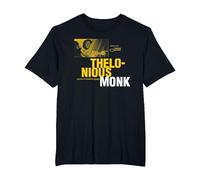 Ufficiale Blue Note Thelonious Monk Jazz Vintage Maglietta, Uomo Taglie Grandi, Nero, 4X Tall