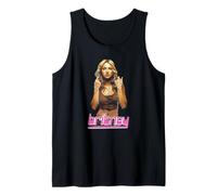 Ufficiale Britney Spears Vintage Pose Pop Music Canotta