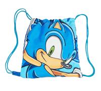 Ufficiale con Licenza Sonic The Hedgehog Carattere da Ginnastica Coulisse Zaino
