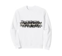 Ufficiale Cranberries Stacked Logos Rock Alternativo Band Felpa